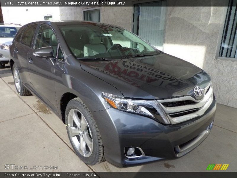 Magnetic Gray Metallic / Light Gray 2013 Toyota Venza Limited AWD