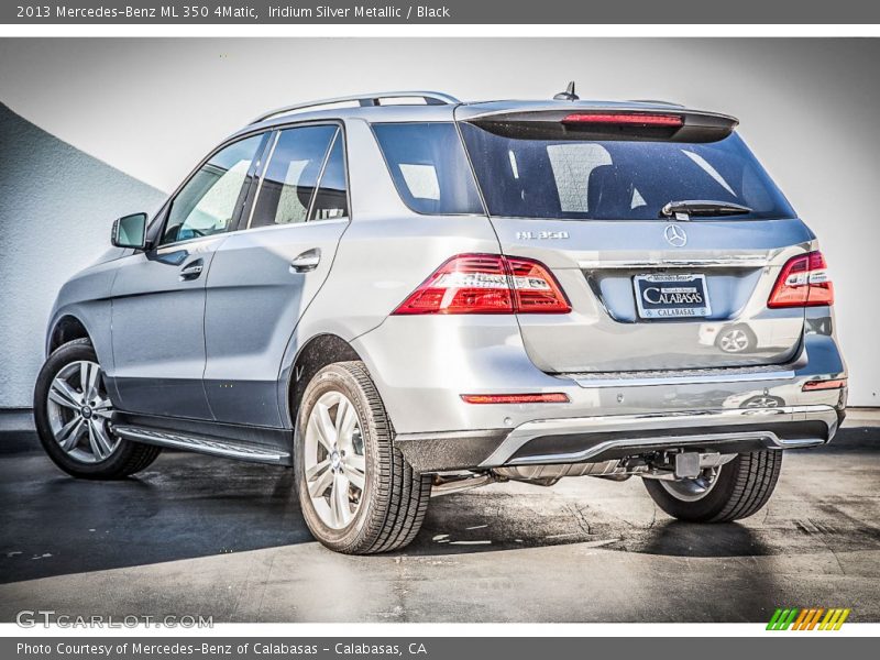 Iridium Silver Metallic / Black 2013 Mercedes-Benz ML 350 4Matic
