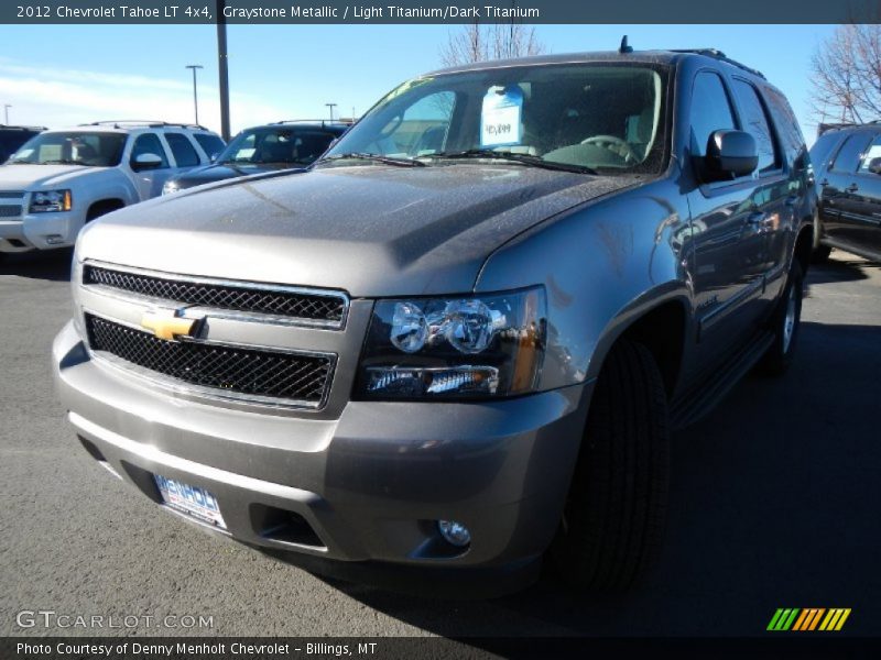 Graystone Metallic / Light Titanium/Dark Titanium 2012 Chevrolet Tahoe LT 4x4