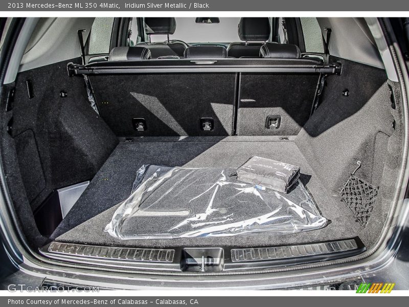 Iridium Silver Metallic / Black 2013 Mercedes-Benz ML 350 4Matic
