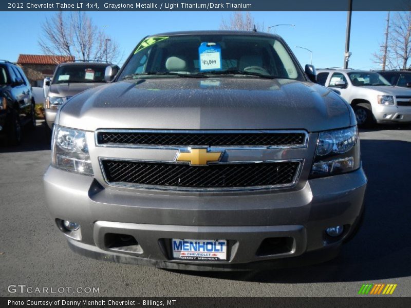 Graystone Metallic / Light Titanium/Dark Titanium 2012 Chevrolet Tahoe LT 4x4