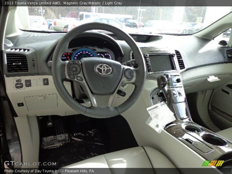 Magnetic Gray Metallic / Light Gray 2013 Toyota Venza Limited AWD