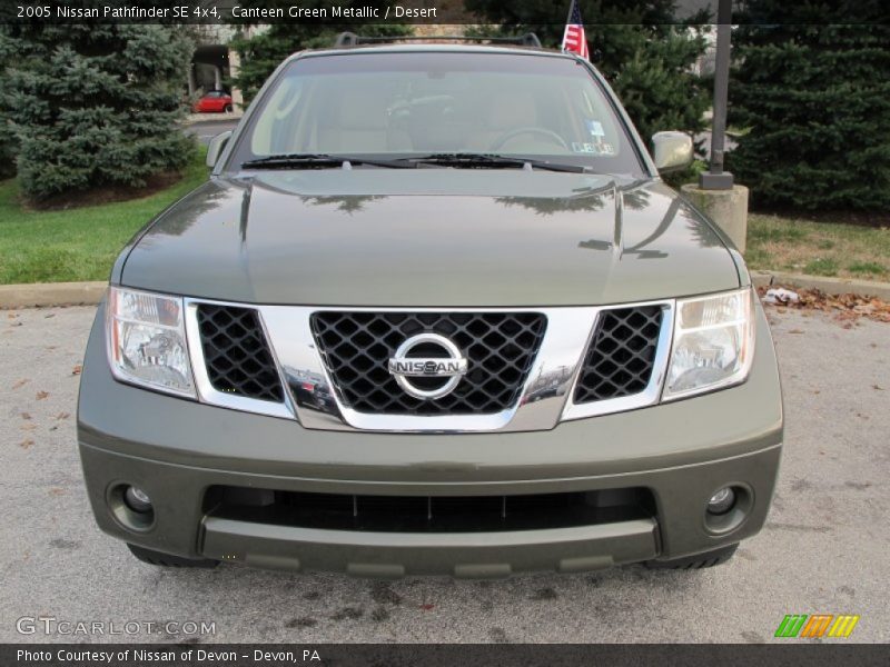 Canteen Green Metallic / Desert 2005 Nissan Pathfinder SE 4x4