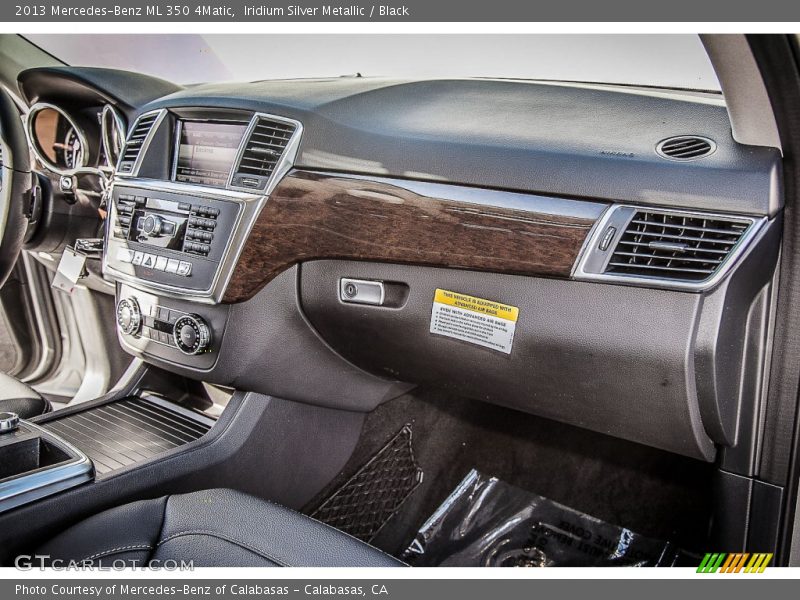 Iridium Silver Metallic / Black 2013 Mercedes-Benz ML 350 4Matic