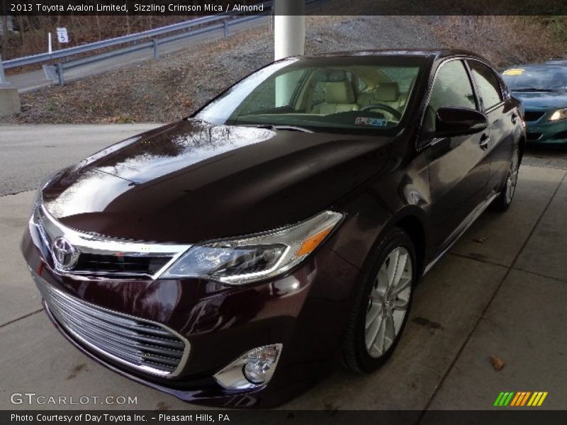 Sizzling Crimson Mica / Almond 2013 Toyota Avalon Limited