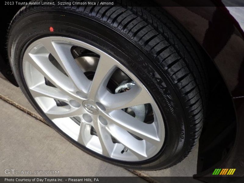 Sizzling Crimson Mica / Almond 2013 Toyota Avalon Limited