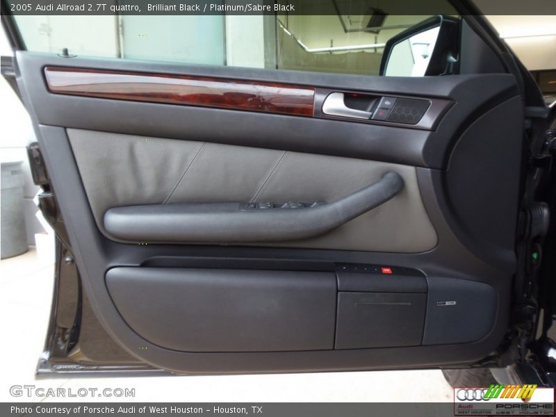 Brilliant Black / Platinum/Sabre Black 2005 Audi Allroad 2.7T quattro