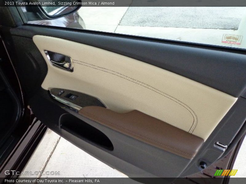 Sizzling Crimson Mica / Almond 2013 Toyota Avalon Limited