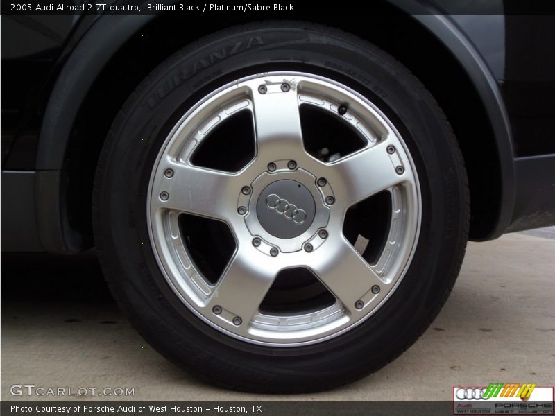 Brilliant Black / Platinum/Sabre Black 2005 Audi Allroad 2.7T quattro