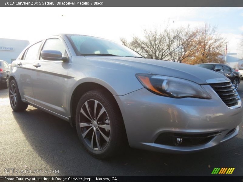 Billet Silver Metallic / Black 2013 Chrysler 200 S Sedan