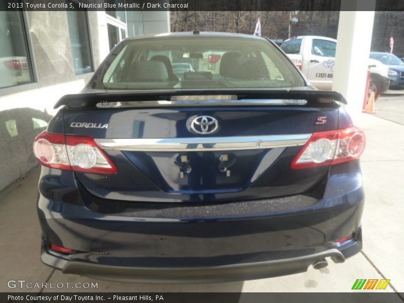 Nautical Blue Metallic / Dark Charcoal 2013 Toyota Corolla S