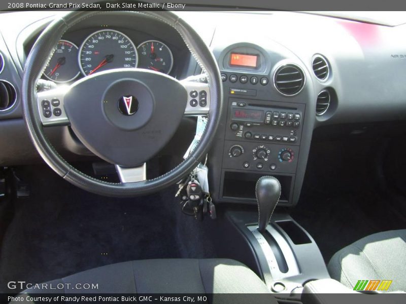 Dark Slate Metallic / Ebony 2008 Pontiac Grand Prix Sedan