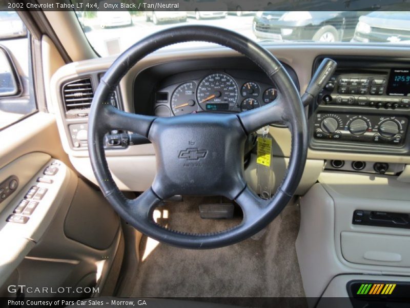 Onyx Black / Tan/Neutral 2002 Chevrolet Tahoe LT 4x4