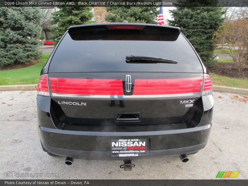 Black Clearcoat / Charcoal Black/Medium Light Stone 2008 Lincoln MKX Limited Edition AWD