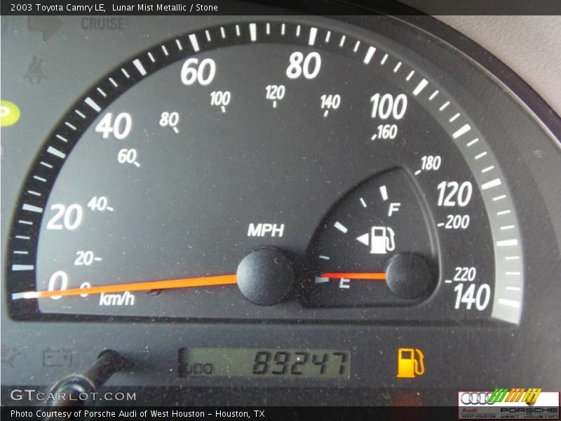 Lunar Mist Metallic / Stone 2003 Toyota Camry LE