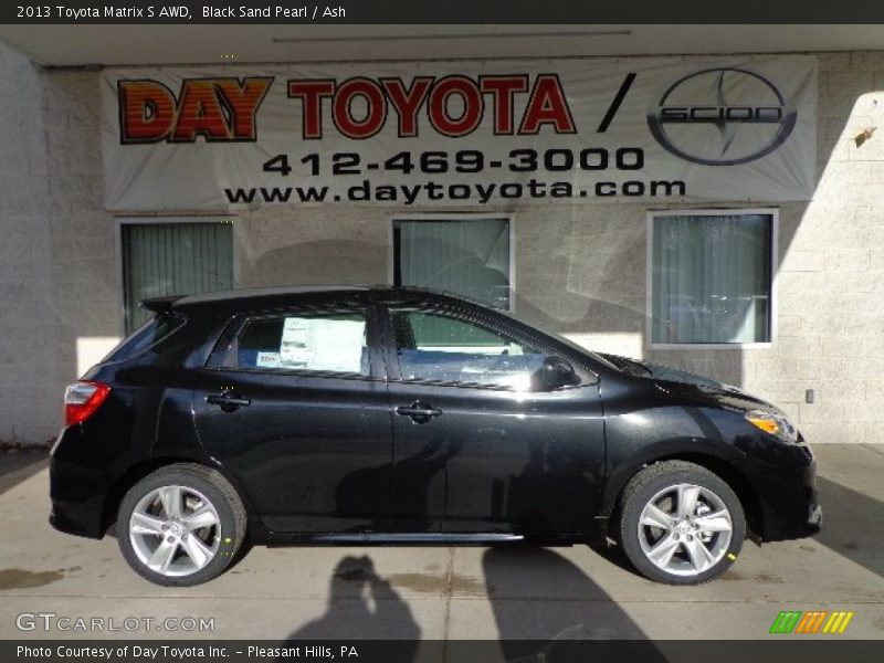 Black Sand Pearl / Ash 2013 Toyota Matrix S AWD