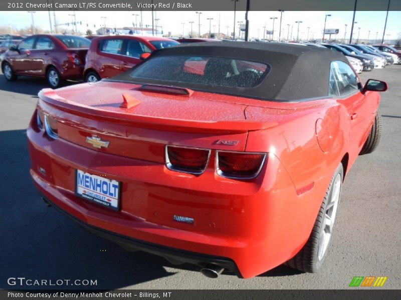 Victory Red / Black 2012 Chevrolet Camaro LT/RS Convertible