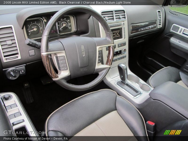 Charcoal Black/Medium Light Stone Interior - 2008 MKX Limited Edition AWD 