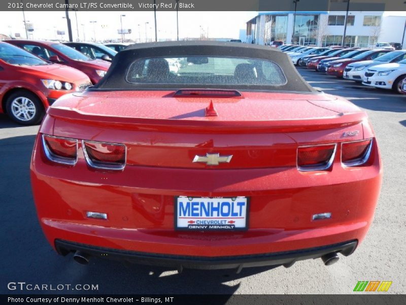 Victory Red / Black 2012 Chevrolet Camaro LT/RS Convertible