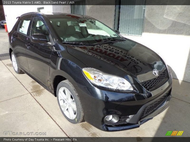 Black Sand Pearl / Ash 2013 Toyota Matrix S AWD