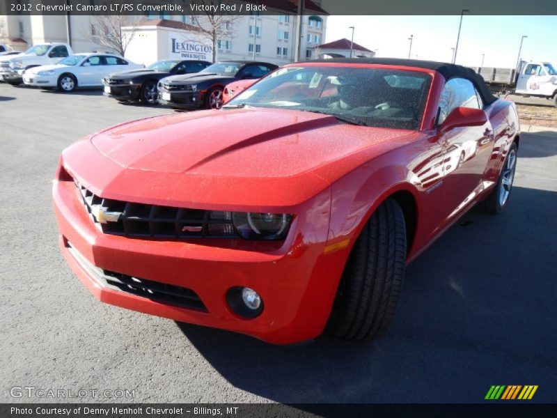 Victory Red / Black 2012 Chevrolet Camaro LT/RS Convertible