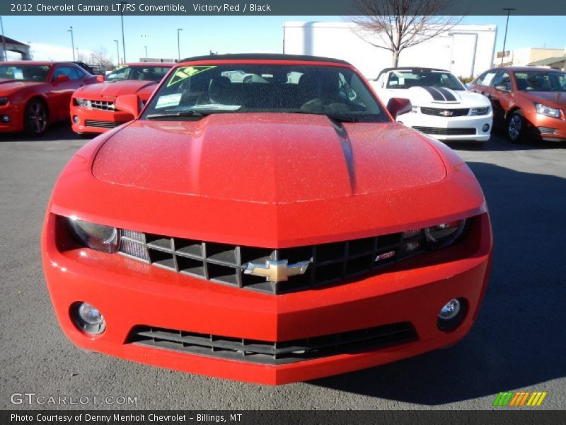 Victory Red / Black 2012 Chevrolet Camaro LT/RS Convertible