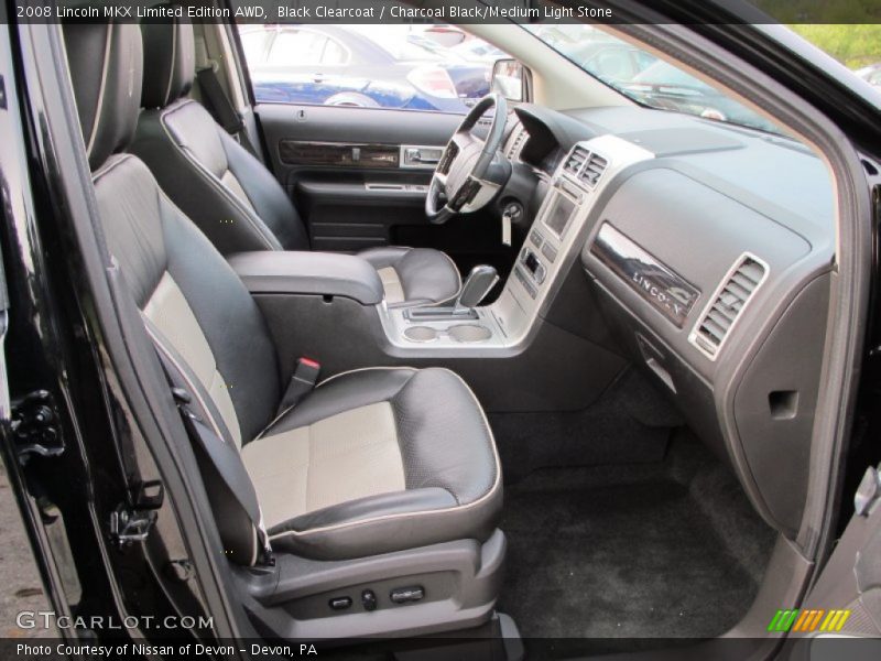  2008 MKX Limited Edition AWD Charcoal Black/Medium Light Stone Interior