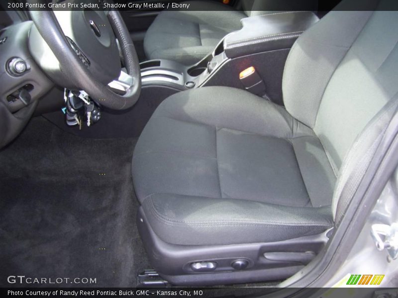 Shadow Gray Metallic / Ebony 2008 Pontiac Grand Prix Sedan