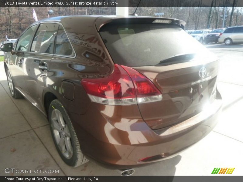 Sunset Bronze Metallic / Ivory 2013 Toyota Venza Limited AWD