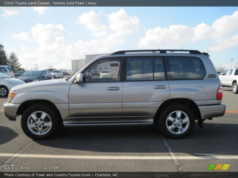 Sonora Gold Pearl / Ivory 2003 Toyota Land Cruiser