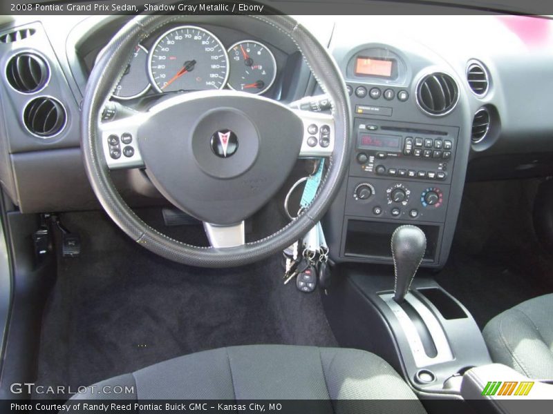 Shadow Gray Metallic / Ebony 2008 Pontiac Grand Prix Sedan