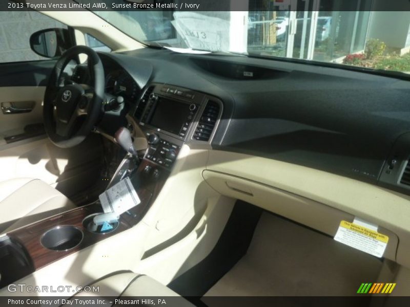 Sunset Bronze Metallic / Ivory 2013 Toyota Venza Limited AWD