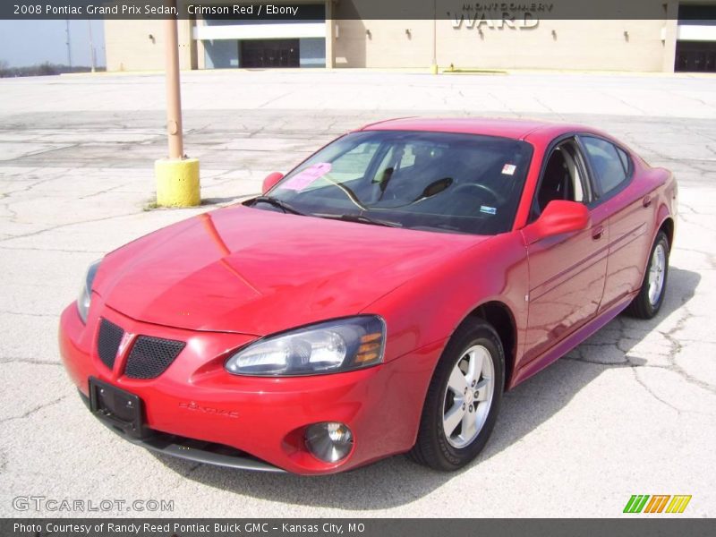 Crimson Red / Ebony 2008 Pontiac Grand Prix Sedan