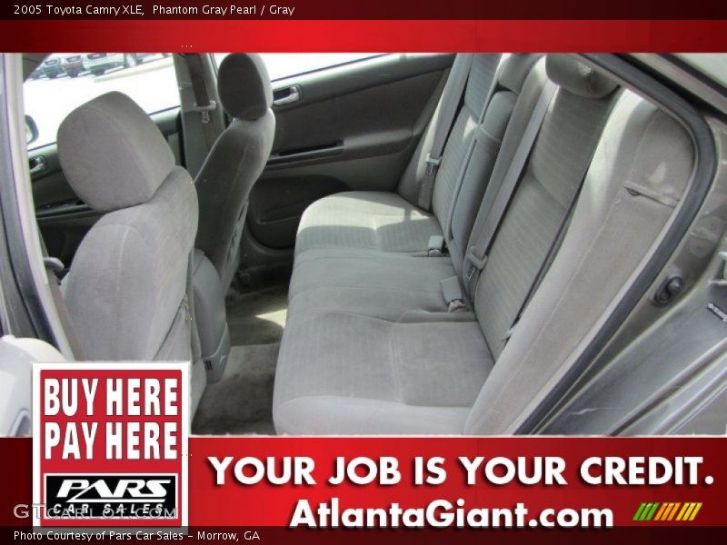 Phantom Gray Pearl / Gray 2005 Toyota Camry XLE