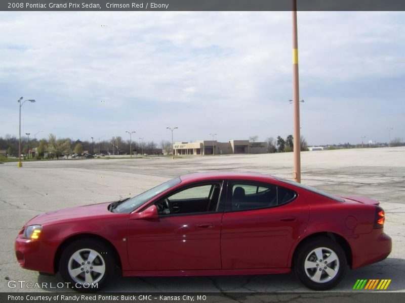 Crimson Red / Ebony 2008 Pontiac Grand Prix Sedan