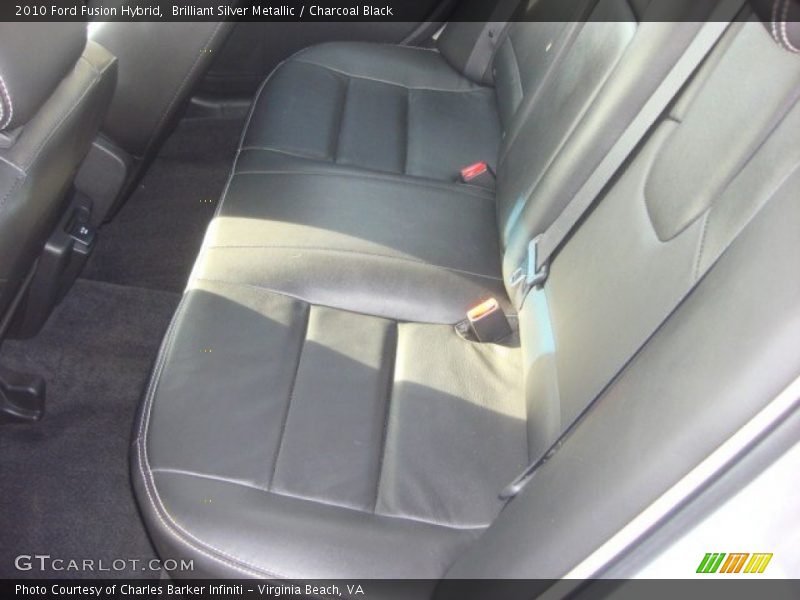 Brilliant Silver Metallic / Charcoal Black 2010 Ford Fusion Hybrid