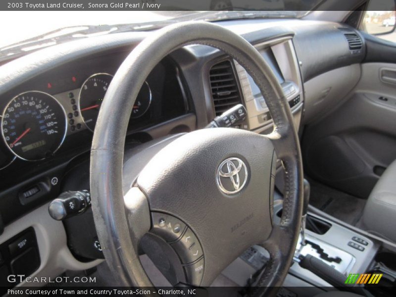 Sonora Gold Pearl / Ivory 2003 Toyota Land Cruiser