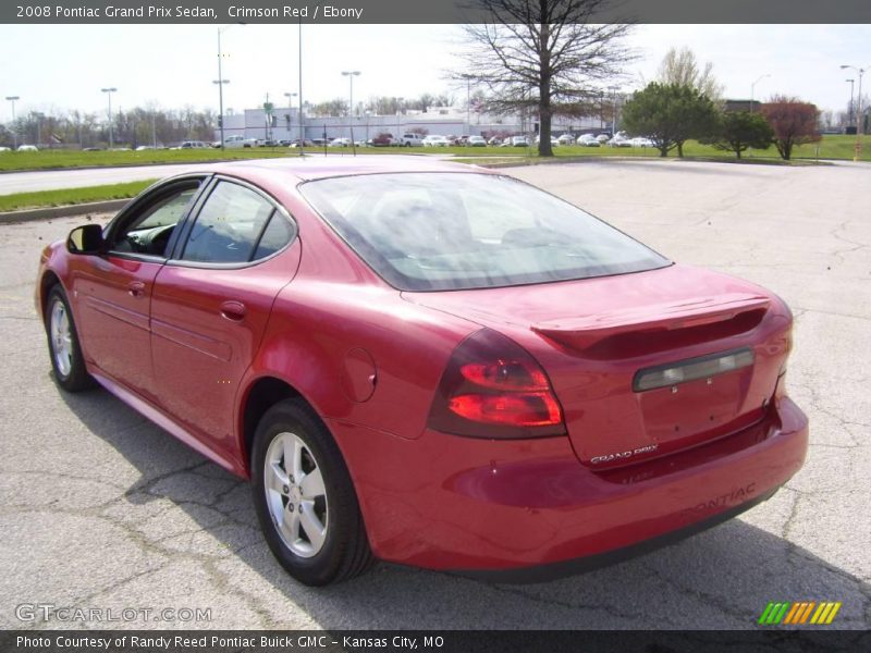 Crimson Red / Ebony 2008 Pontiac Grand Prix Sedan