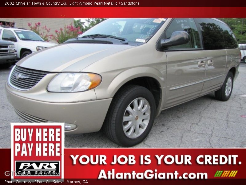 Light Almond Pearl Metallic / Sandstone 2002 Chrysler Town & Country LXi