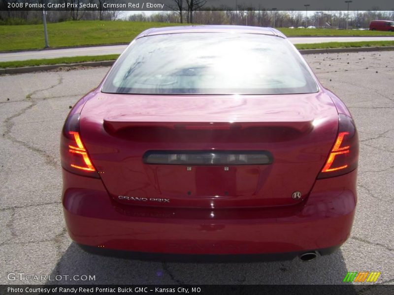 Crimson Red / Ebony 2008 Pontiac Grand Prix Sedan