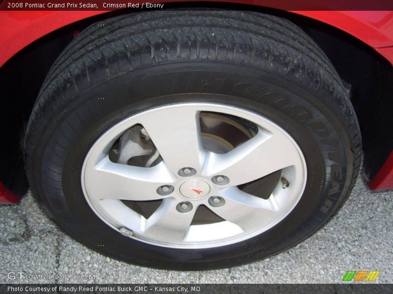 Crimson Red / Ebony 2008 Pontiac Grand Prix Sedan