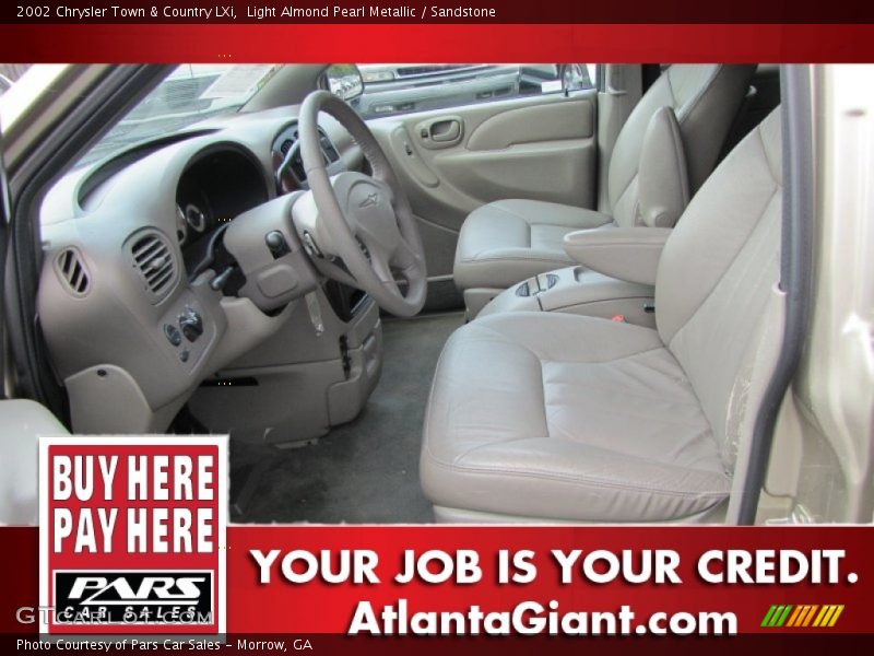 Light Almond Pearl Metallic / Sandstone 2002 Chrysler Town & Country LXi