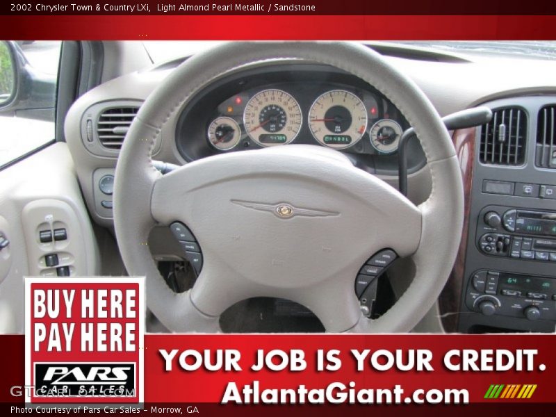 Light Almond Pearl Metallic / Sandstone 2002 Chrysler Town & Country LXi