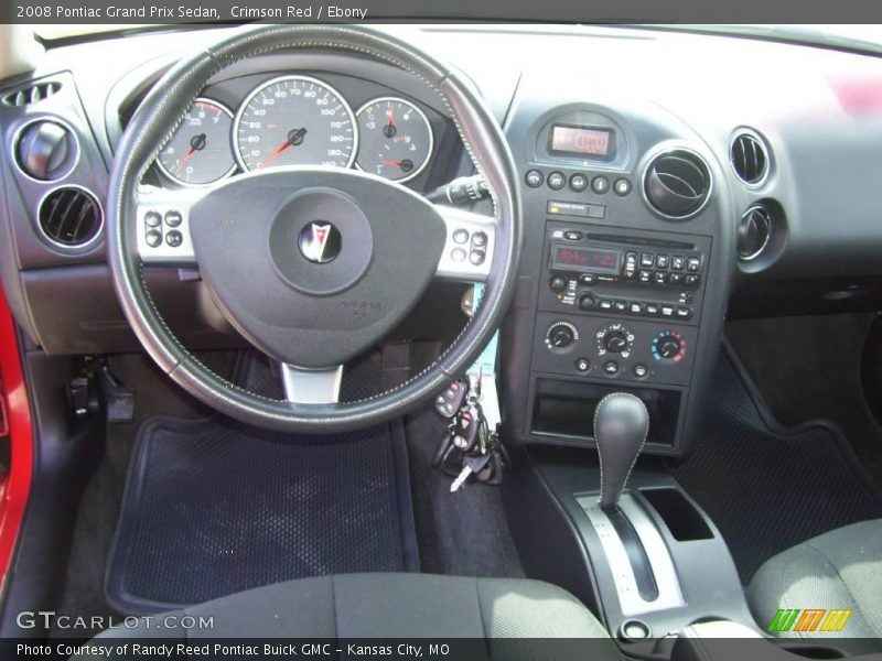 Crimson Red / Ebony 2008 Pontiac Grand Prix Sedan