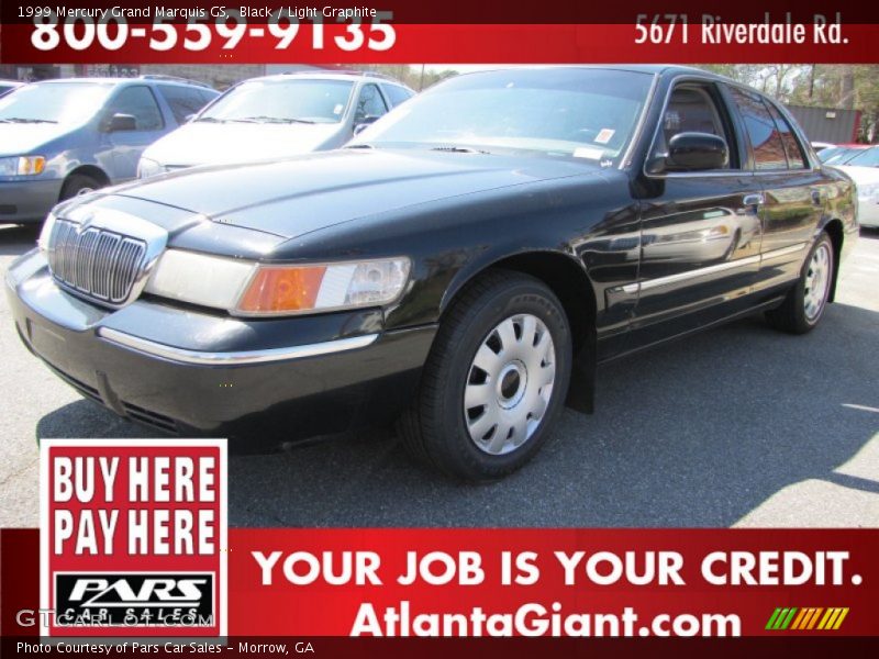 Black / Light Graphite 1999 Mercury Grand Marquis GS