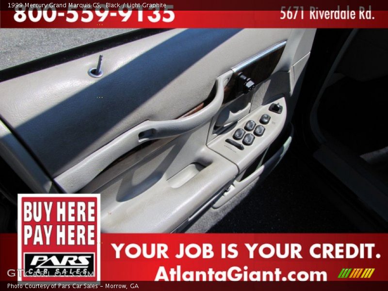Black / Light Graphite 1999 Mercury Grand Marquis GS