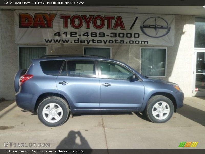 Pacific Blue Metallic / Ash 2012 Toyota RAV4 I4 4WD