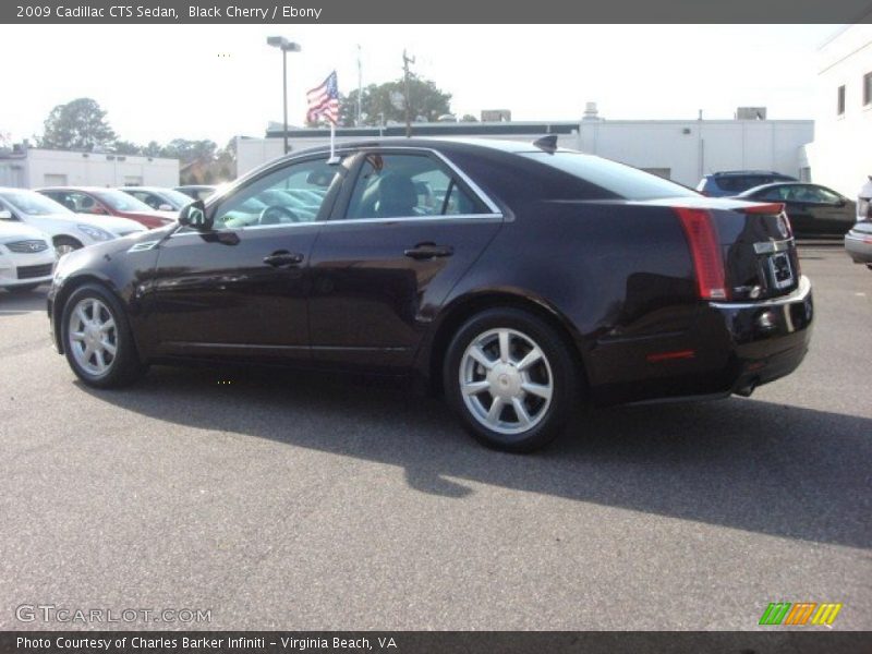 Black Cherry / Ebony 2009 Cadillac CTS Sedan