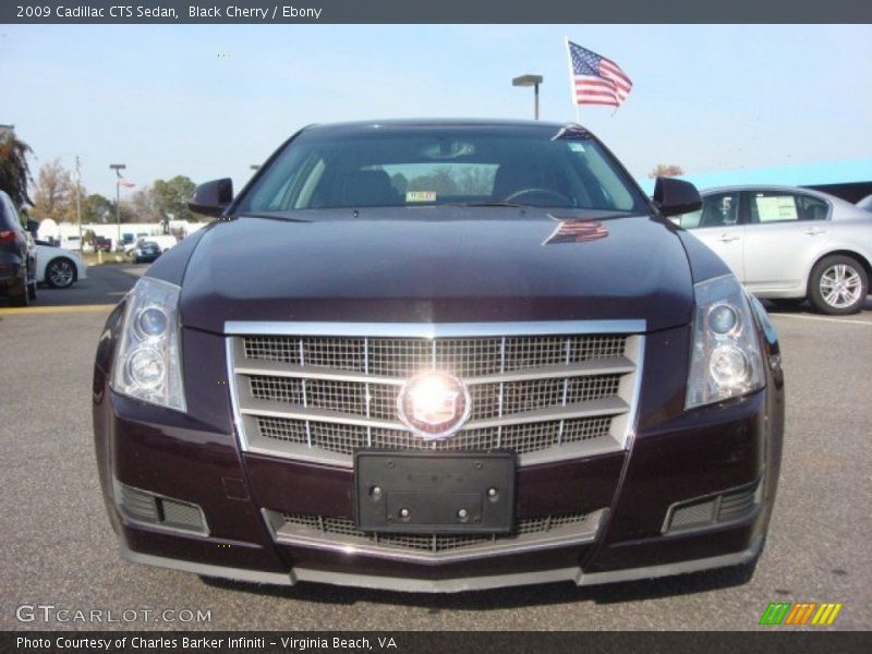 Black Cherry / Ebony 2009 Cadillac CTS Sedan