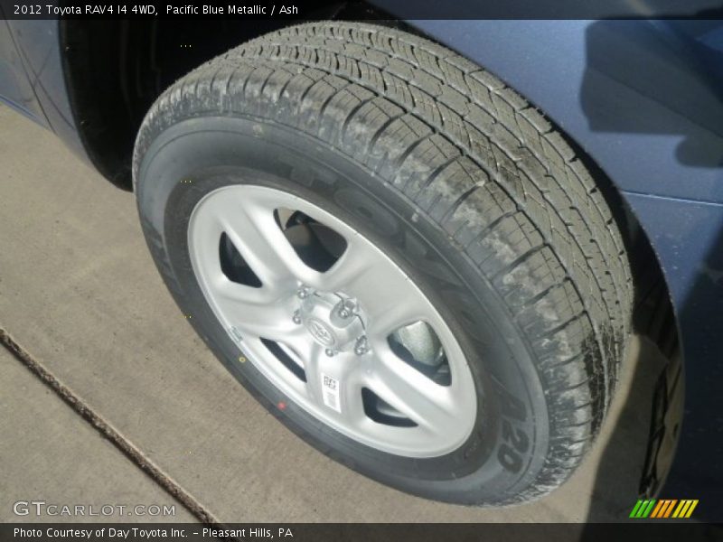 Pacific Blue Metallic / Ash 2012 Toyota RAV4 I4 4WD